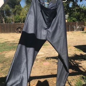 INC Mens Dress Pants Platinum Blue 34X30
